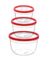 DÜNYA PLASTİK 3LÜ KOMPAKT SET(625-1200-2100ML) 30735 - 1