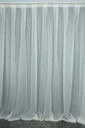 BRS MODEL KREM RENK TEK KANAT Hazır dikilmiş Pileli Fon Perde 300*260 cm - 2