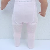 Pembe Bebek Külotlu Çorap - 1