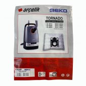 Arçelik Arçelik S 4910,S 4920,S 4925,S 4940 Tornado Orjinal Elektrikli Süpürge Toz Torbası (5 Adet) - 1