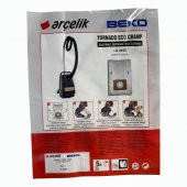 Arçelik Arçelik S 4935 TornadoEco Orjinal Elektrikli Süpürge Toz Torbası (5 Adet) - 1