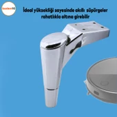 Maya Lüks Mobilya Kanepe Tv Ünitesi Koltuk Ayağı 18 Cm Krom Konsol Ayakları thumbnail 4