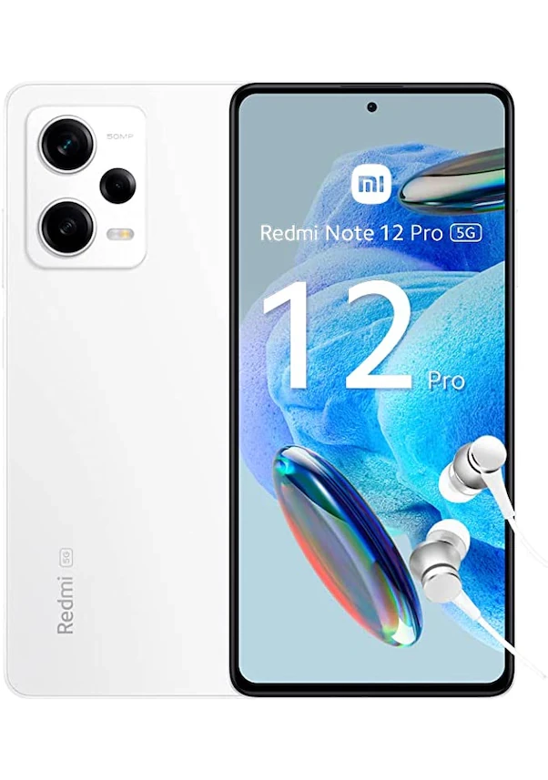 Redmi Note 12 Pro 5G 8GB + 256GB Beyaz Cep Telefonu (İthalatçı Garantili) - 5