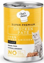 Chefs Choice Kıyılmış Tavuklu Konserve Yetişkin Kedi Maması 400 G - 1