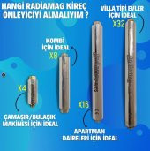 Ev Tipi - Daire Tipi Manyetik Kireç Önleyici X16 Su Arıtma Cihazı Kolay Montaj - 4