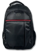 Cennec Üç Bölmeli Laptop Tablet Günlük ve Okul Sırt Çantası - Siyah thumbnail 2