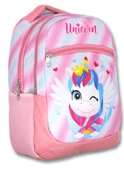 Cennec Pembe Sevimli Unicorn İlkokul Sırt Çantası Seti - Kız Çocuk thumbnail 2