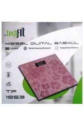 Techfit 1053 Temperli Dijital Ekran Baskül Tartı Yüksek Hassasiyet Sensör-oda Sıcaklık Göstergeli- - 1