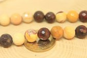Jasper Taşı YARIM Dizi 9-10mm Aralığı (25880) (18cm uzunluğundadır) - 2