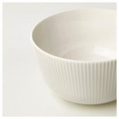 2 Li Kase Seti Beyaz Renk MeridyenDukkan 13 cm Zarif-Modern Salata,Yemek Kasesi - 2