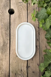 Elips Şekilli Tepsi Kalıbı (115mmx223mmx17mm) (Silikon) ( 1 Adet ) thumbnail 2