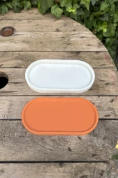 Elips Şekilli Tepsi Kalıbı (115mmx223mmx17mm) (Silikon) ( 1 Adet ) thumbnail 3