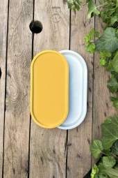 Elips Şekilli Tepsi Kalıbı (115mmx223mmx17mm) (Silikon) ( 1 Adet ) thumbnail 4