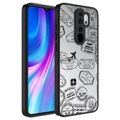 Xiaomi Redmi Note 8 Pro Aynalı Desenli Kapak Fragile - 1