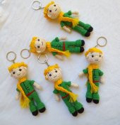 Küçük Prens Amigurumi Anahtarlık Oyuncak - 1