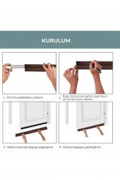 Kapı Altı Rüzgar Önleyici Isı Yalıtım Süngeri Eşik Altlığı Stoper Rüzgarlık Toz Soğuk Sünger Çelik Kapı Tek Taraflı 90 cm - 2