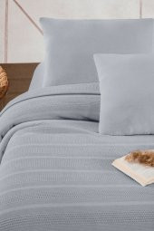 Modalita Çift Kişilik Pike Takımı 200x230 - Gri - 2