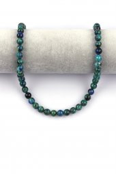 Azurit Doğal Taş Dizi 8 mm Fasetli Küre Kesim thumbnail 2