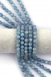 Kyanit ( AB Kalite ) Doğal Taş Dizi 8 mm Küre Kesim thumbnail 1