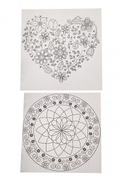 Sevgiyle Boya Büyüklere Boyama Kitabı 1 Adet Ema Boyama Kitabı Büyükler İçin Mandala Yaratıcı Boyama - 3