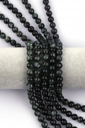 Seraphınıte Doğal Taş Dizi 8 mm Küre Kesim thumbnail 1