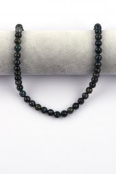 Kan Taşı Doğal Taş Dizi 8 mm Fasetli Küre Kesim thumbnail 2