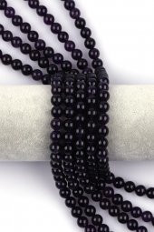 Ametist ( AB Kalite ) Doğal Taş Dizi 8 mm Küre Kesim thumbnail 1