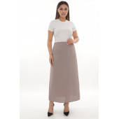 SORALLİNE KADIN BÜYÜK BEDEN ÇAN ETEK 778 ETAMİN DESEN TAŞ - 1