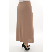 SORALLİNE KADIN BÜYÜK BEDEN ÇAN ETEK 778 ETAMİN DESEN TEN RENGİ - 3