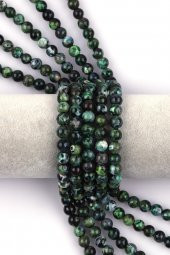 Crazy Akik Doğal Taş Dizi 8 mm Küre Kesim thumbnail 1