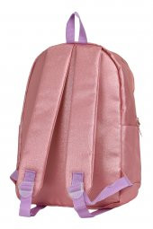 Elatae Su Geçirmez Çok Gözlü Kız Çocuk Seyahat Okul Sırt Çantası Pudra K1570 thumbnail 5