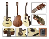 Cort Cec1 Op Elektro Klasik Gitar (Kılıf+Askı+Jak+Pena) thumbnail 7