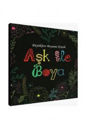 Aşk İle Boya Büyüklere Boyama Kitabı 1 Adet Ema Boyama Kitabı Büyükler İçin Mandala Yaratıcı Boyama - 2