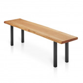 Ağaç Bench Düz Ayak 110 cm - 1