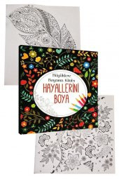 Hayallerini Boya Büyüklere Boyama Kitabı 1 Adet Ema Boyama Kitabı Büyükler İçin Mandala Yaratıcı Boyama - 1