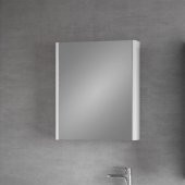 Denko Natalia 60 cm MDF Antrasit Gri Banyo Dolabı Aynalı Üst Modül thumbnail 2