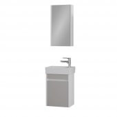Denko Natalia 40 cm MDF Kül Gri Banyo Dolabı Takımı - 1