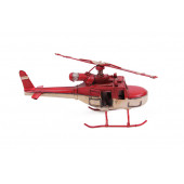 El Yapımı Eskitilmiş Metal Uçak-Helikopter 1510A-8042 Model-M172-5 - 2