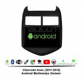 Chevrolet Aveo Android Multimedya Sistemi (2011-2015) 2 GB Ram 32 GB Hafıza 8 Çekirdek İphone CarPlay Android Auto Navigatör - 2