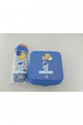 Gıpta Blue-Me Tritan Pipetli Matara Desenli Bes Kabı Set - 3