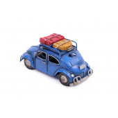 El Yapımı Eskitilmiş Metal Araba Volkswagen-1210A-5492S Model-M206-2 - 4