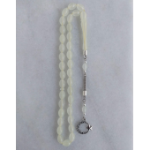 Kedi Gözü Tesbih,karanlıkta Parlayan Gece Yanan Fosforlu Tespih,metal Püskül Ayyıldızlı Modeli - 4