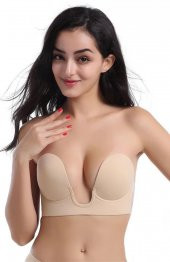 Dode Flora F.K. Lingerie Kadın Push Up Görünmez Kendinden Yapışkanlı Hayalet Büstiyer Sütyen 1309 - 6