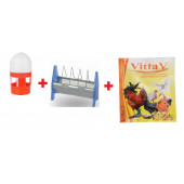 Güvercin Vitamini Vittav 100 gr (vitamin- mineral) +Güvercin Suluğu 1 Litre + 15 Cm Güvercin Yemlik - 1