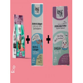 KÖPEK  BESLEME  SETİ (KÖPEK  MAMASI "KUZU ETLİ" 1 KG + KÖPEKLER İÇİN BİOTİN &COLAJEN VE BALIK YAĞI ) - 1