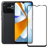 Bufalo Xiaomi Redmi 10C / Poco C40 Seramik MAT 9D Tam Kaplama Ekran Koruyucu - 1