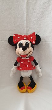 Minnie Mouse Amigurumi Organik Oyuncak - 2