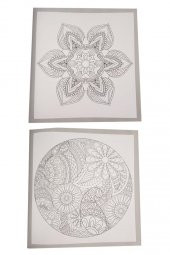 Hayatın Renkleri Büyüklere Boyama Kitabı 1 Adet Nesil Boyama Kitabı Büyükler İçin Mandala Stresi Azaltma Sanatı - 3