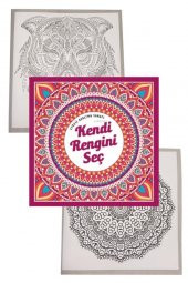 Kendi Rengini Seç Büyüklere Boyama Kitabı 1 Adet Nesil Boyama Kitabı Büyükler İçin Mandala Stresi Azaltma Sanatı - 1