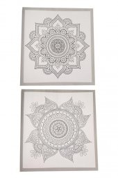 Gizemli Renkleri Keşfet Büyüklere Boyama Kitabı Fatih 24 Renk Kuru Boya 1 Adet Ema Boyama Kitabı Büyükler İçin Mandala Yaratıcı Boyama - 3